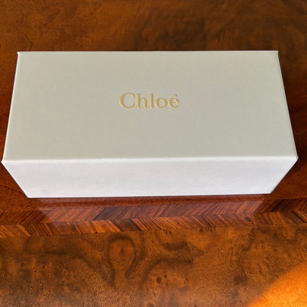 Chloe oversized sunglasses, case and box